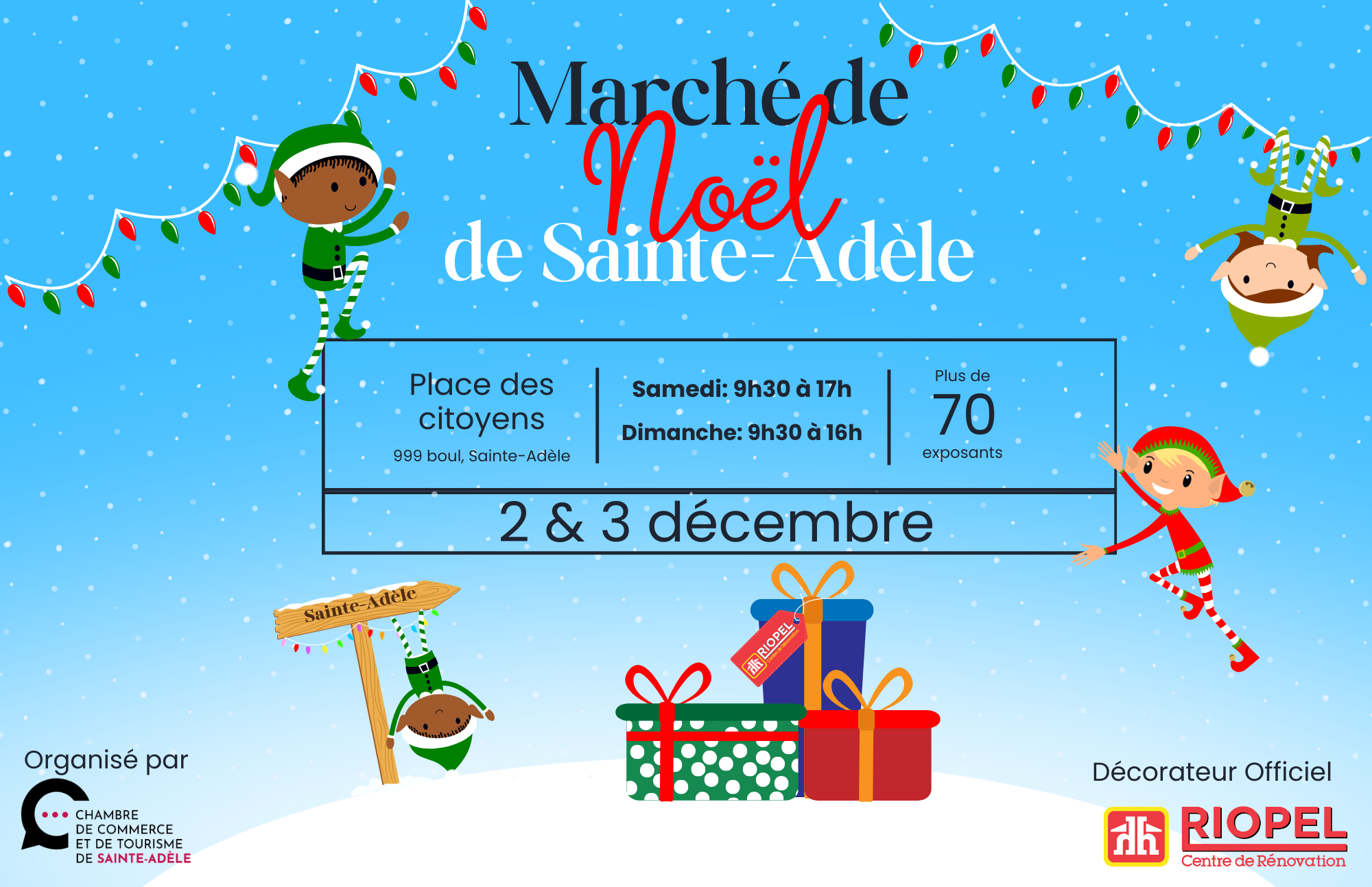 Marché de noël de Sainte-Adèle