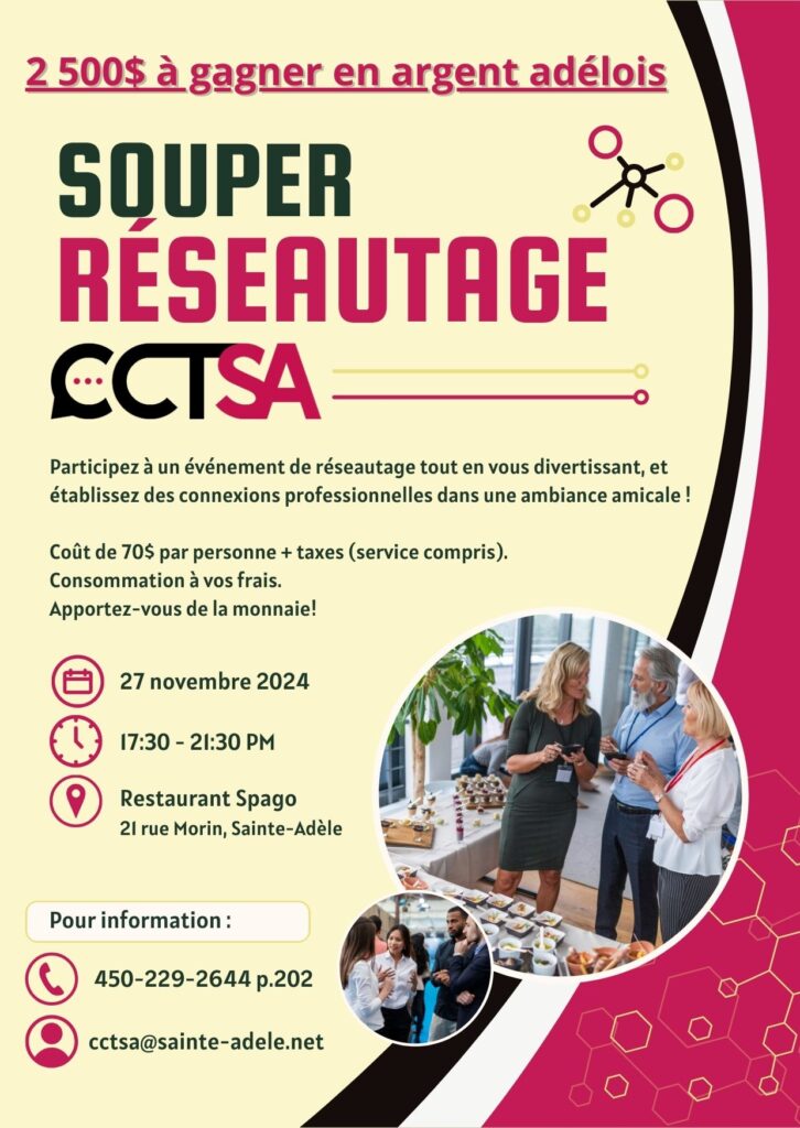Souper réseautage – Spago